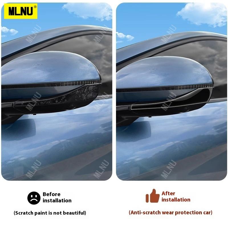 For BYD Sealion 7 EV Accessories 2024/2025/2026,Gel Rearview Mirror Scuff Guard,Door Handle Adhesive Scratch Protector Sticker