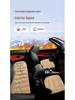 Velvet Car Lumbar Support Cushion Set: Thickened, Warm & Comfortable for Autumn/Winter