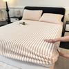 Winter Warm Velvet Mattress Cover Soft Bedspread Soft Student Dormitory Bedsheet Thick Fitted Sheet Mattress Protector Bed Cover