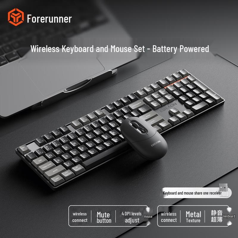 

EWEADN VX108 Wireless Keyboard and Mouse Set