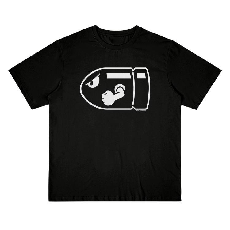 

Американский мультяшный игровой принт «Пушечное ядро» Футболка с коротким рукавом из плотного чистого хлопка с круглым вырезом и принтом Летняя больших размеров для мужчин и женщин 4XL