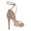 Salvatore Ferragamo Ines X5 Crystal Embellished Strappy Sandals Gold