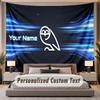 Custom Name Text Tapestry Sheffield Wednesday FC Personalized Polyester Wall Tapestry For Bedroom And Room