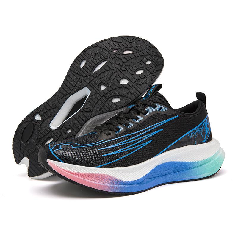 2025 New Wind Chasing Pro Real Explosive Soft Sole Non-slip and Wear-resistant Running Shoes Professional Physical Test Racing Running Shoes