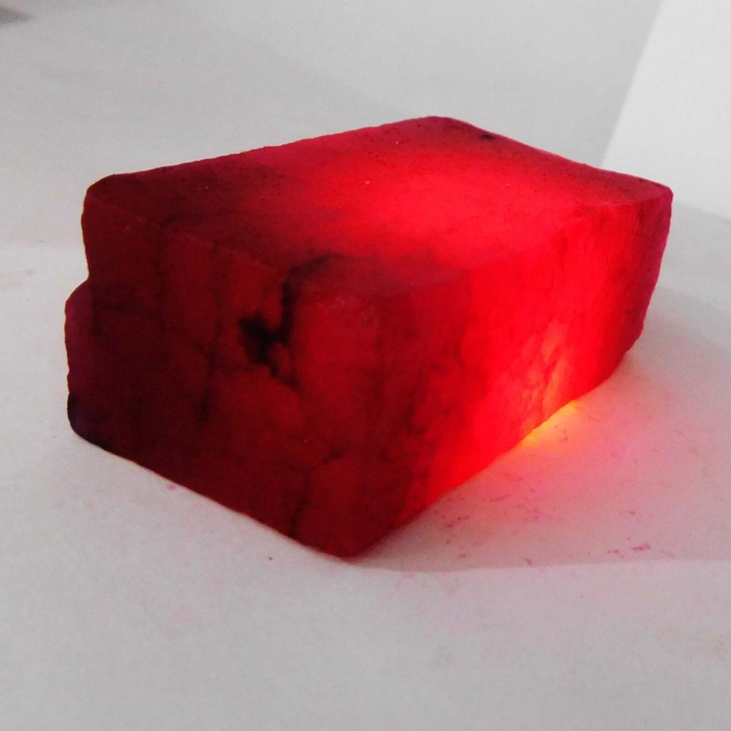 NATURAL ROUGH 64 Ct Ruby Huge Earth Mined CERTIFIED Red Loose Gemstone