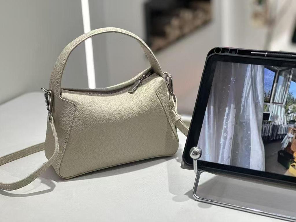 Women's Spring/Summer 2025 High-End Genuine Leather Crossbody Handbag