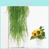 Salix Babylonica Faux Plant Wall Hanging Indoor Decor With Plastic Foliage For Home And Photography