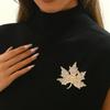 Exquisite  Leaf Brooches Alloy Tree Leaf Plant Pin Women Elegant Coat Suit Corsage Clothing Accessories Gifts