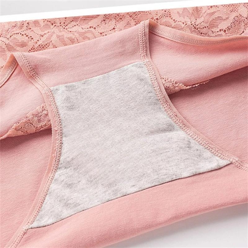 Underwear For Women Lace High Waist Briefs Tummy Control Butt Lift Sexy Large Size Cotton Panties