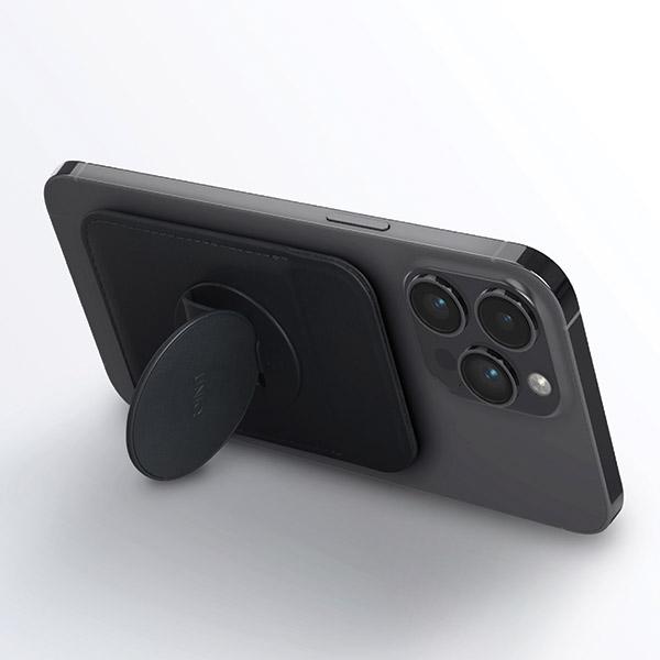 Uniq Flixa Magnetyczny Portfel Na Kartyz Podpórką Zielony/Lichen Green Magsafe