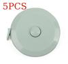 1/5/10/20PCS 1.5m Small Tape Measure Portable Student Soft Leather Three Measurement Clothes Automatic Recycling2026