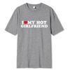 Retro Creative Letter Prints for Men and Women Cropped Sleeves