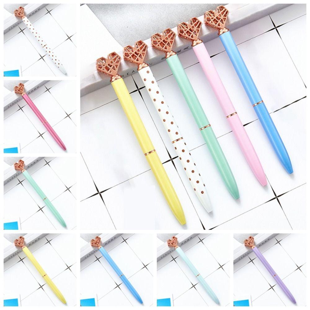 

Ins Signature Pen Kawaii Writing Pen Portable Hollow Love Ballpoint Pens Student