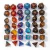 7Pcs Desktop Game Props Educational Toy Polyhedral Kid Multi-Sided Digital Dices