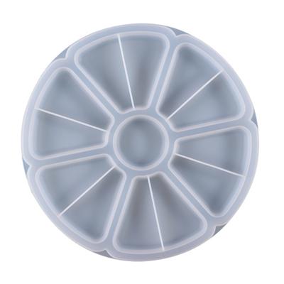 Tray Coaster Serving Board Resin Mold Petal Shaped Fruit Tray DIY Mold Nut Snacks Tray Organizer Box Dish Silicone Mold