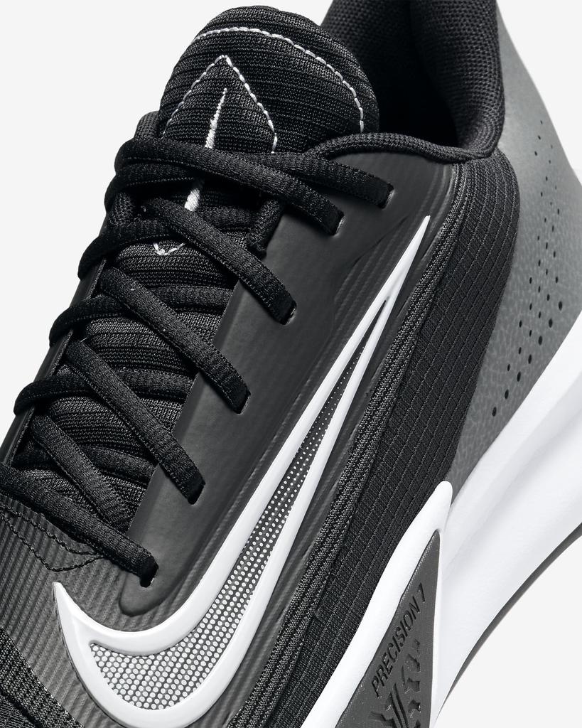 FN4322-005 Nike Precision 7 Black Iron Grey Smoke Grey White (Men's)