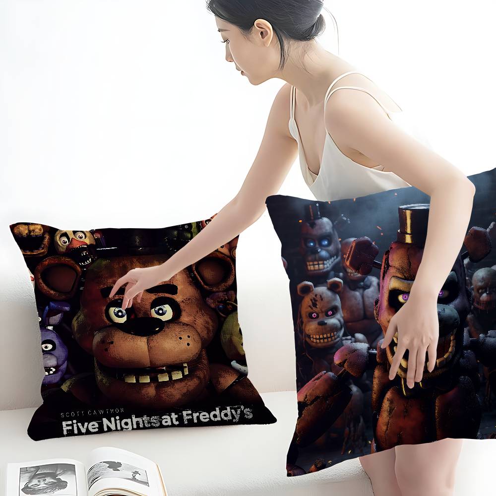 Fnaf Five-nights-At-Freddys Decorative Room Aesthetics Pillow Case Home Decor Bedroom Sofa Bed Couch Pillow Cover 45x45