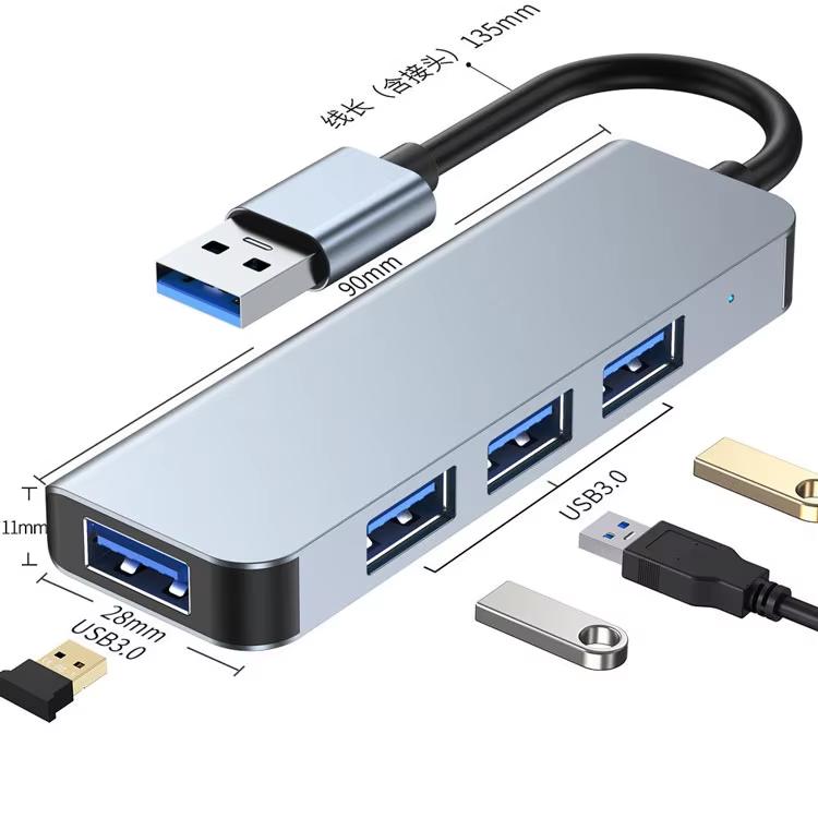 8-in-1 USB 3.0 Multiport Hub with TYPE-C Dock Supports TF/PD Reading 3.5mm Audio Interface USB 3.5 Audio Dock for Computers