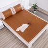 Dual-Sided Rattan & Ice Silk Summer Mat Set