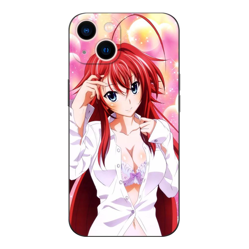 Black tpu Case For Samsung Galaxy A50 50S A30S A10 A01 A11 A21S A31 A41 A51 A71 Cover Spduak High School Rias Gremory