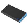 20000mAh Ultra Duża Pojemność 4 Wyjścia USB Szybkie Ładowanie Mobilny Power Bank Case DIY Kit Niebieski