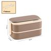 Portable Wheat Straw Bento Box: Insulated, Multi-Compartment, Japanese-Style, Microwave Safe for Office Workers & Students