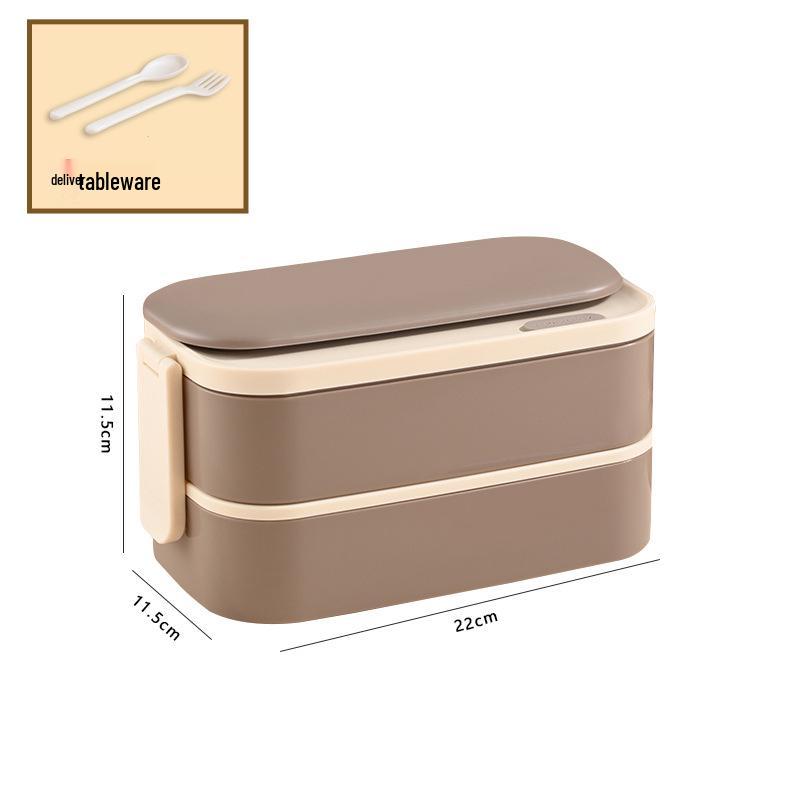 Portable Wheat Straw Bento Box: Insulated, Multi-Compartment, Japanese-Style, Microwave Safe for Office Workers & Students