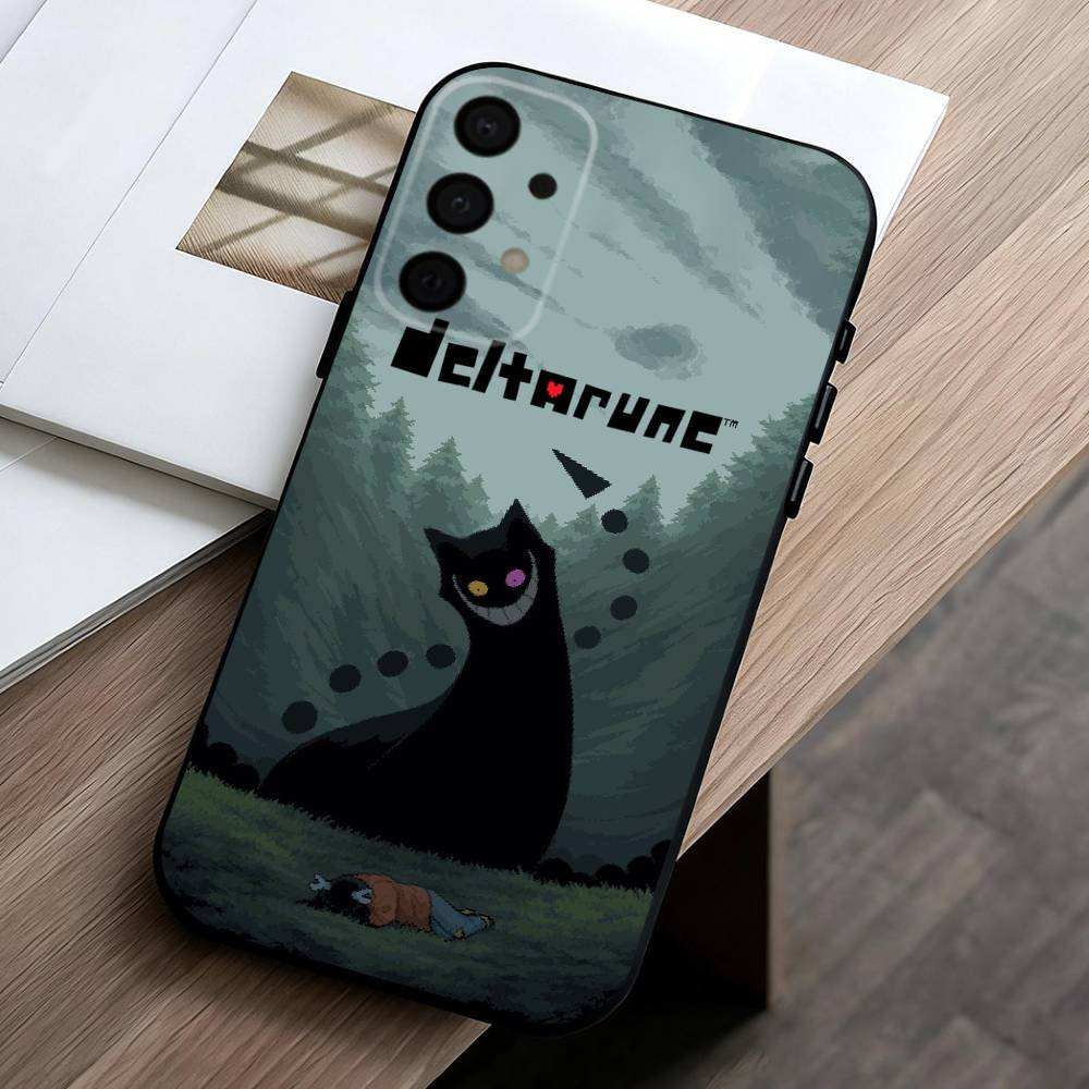 Game D-Deltarune-E  Phone Case For Samsung Galaxy A73,A72,A71,A70,A53,A52,A51,Soft Silicone Black Cover