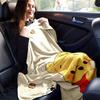1pc Winnie the Pooh Honey Bee Print Blanket Cozy Throw for Home Decor, Couch Cover, Outdoor Use, Travel