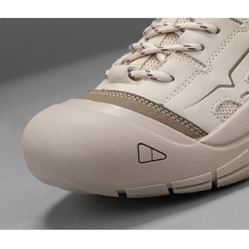 Men's Non-Slip Outdoor Sneakers New Leather Treking Footwear for Men Casual Hiking Shoes Travel Climbing Camping Trainers