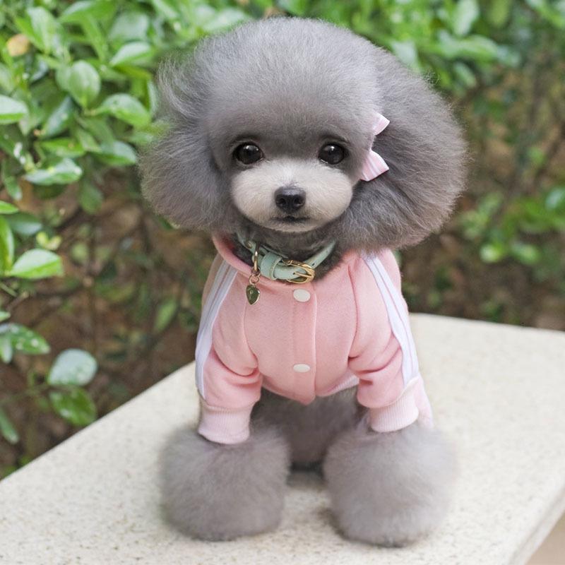 Pet Dog Clothes Warm Dog Jumpsuit Cat Puppy Outdoor Sport Clothing Thicken Pet Hoodie Coat Outfit