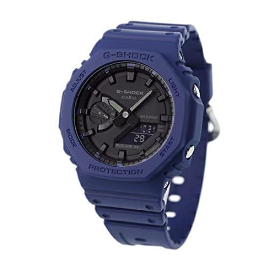 CASIO G-SHOCK Analog-Digital 2100 Series Octagonal Quartz Men's Watch GA-2100-2ADR