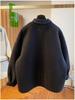 Women's Loose Fit Denim Patchwork Lambswool Jacket - Korean Style Autumn/Winter Plus Size Fur Top