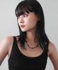 Rubati Black Jasmine Surgical Steel Necklace
