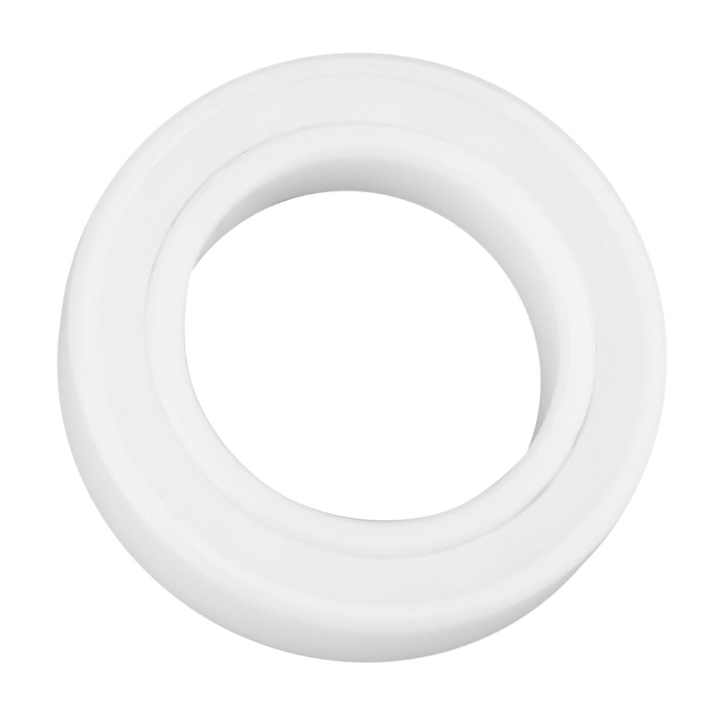 White Color ZrO2 Full Ceramic Miniature 68022RS Ball Bearing 15x24x5mm