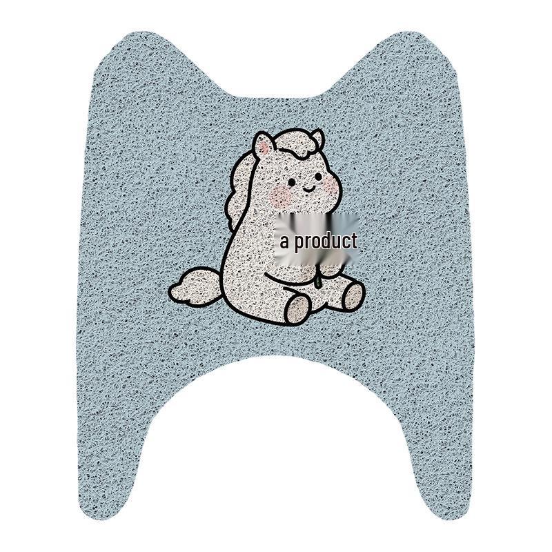 Cartoon Electric Vehicle Anti-Slip Foot Pedal Mat - Dirt-Resistant Floor Protection for Home Use
