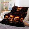 Diablo 3D Retro Game Gamer Zachte Flanellen Deken voor Bedden Slaapkamer Bank Picknick, Plaid Deken voor Afdekking Buiten Vrije Tijd Dutje Cadeau