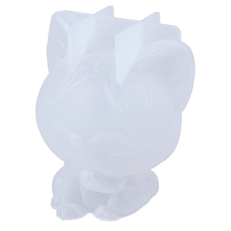 Geometric Bear Silikonová forma Diy Stereo Mirror Form Mousse Ornaments Dekor