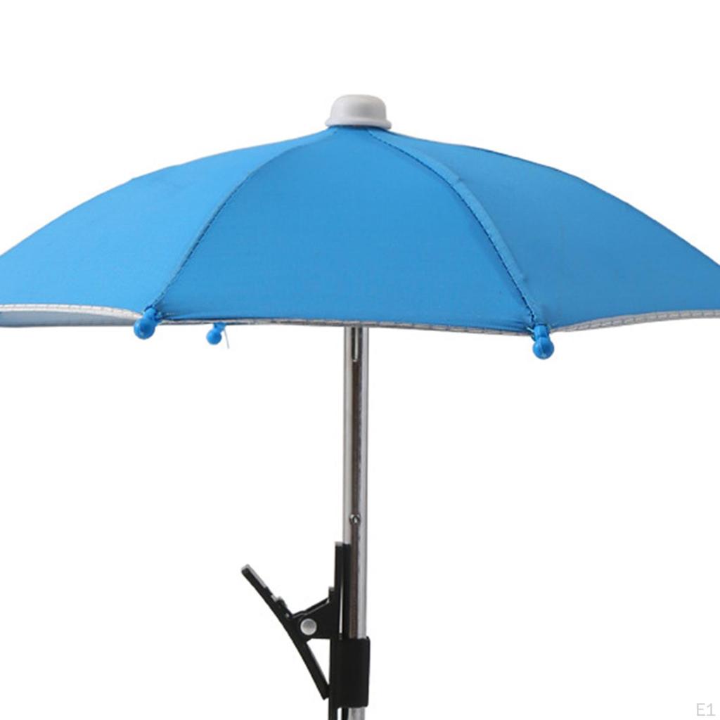 Mobile Umbrella, Universal, Heatresistant Sun Protection for Summer Holidays, Motorcycles, Bicycles