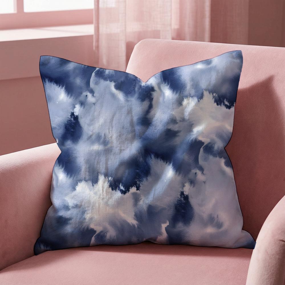 Abstract Texture Cushion Cover MultiScene Pillow Cover for Home Car Reversible Soft Durable for Daily Use