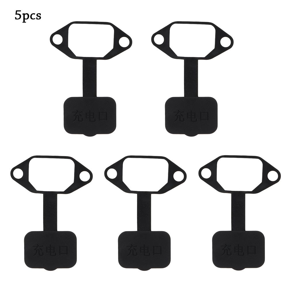 

Автомобильный скутер Автомобильный порт для зарядки Резиновый чехол Электрический порт для зарядки Водонепроницаемый порт для зарядки 5pcs