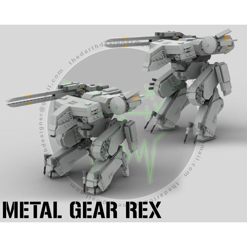 Platinum Brick MOC-234425-1:  Metal Gear REX  Series Building Block