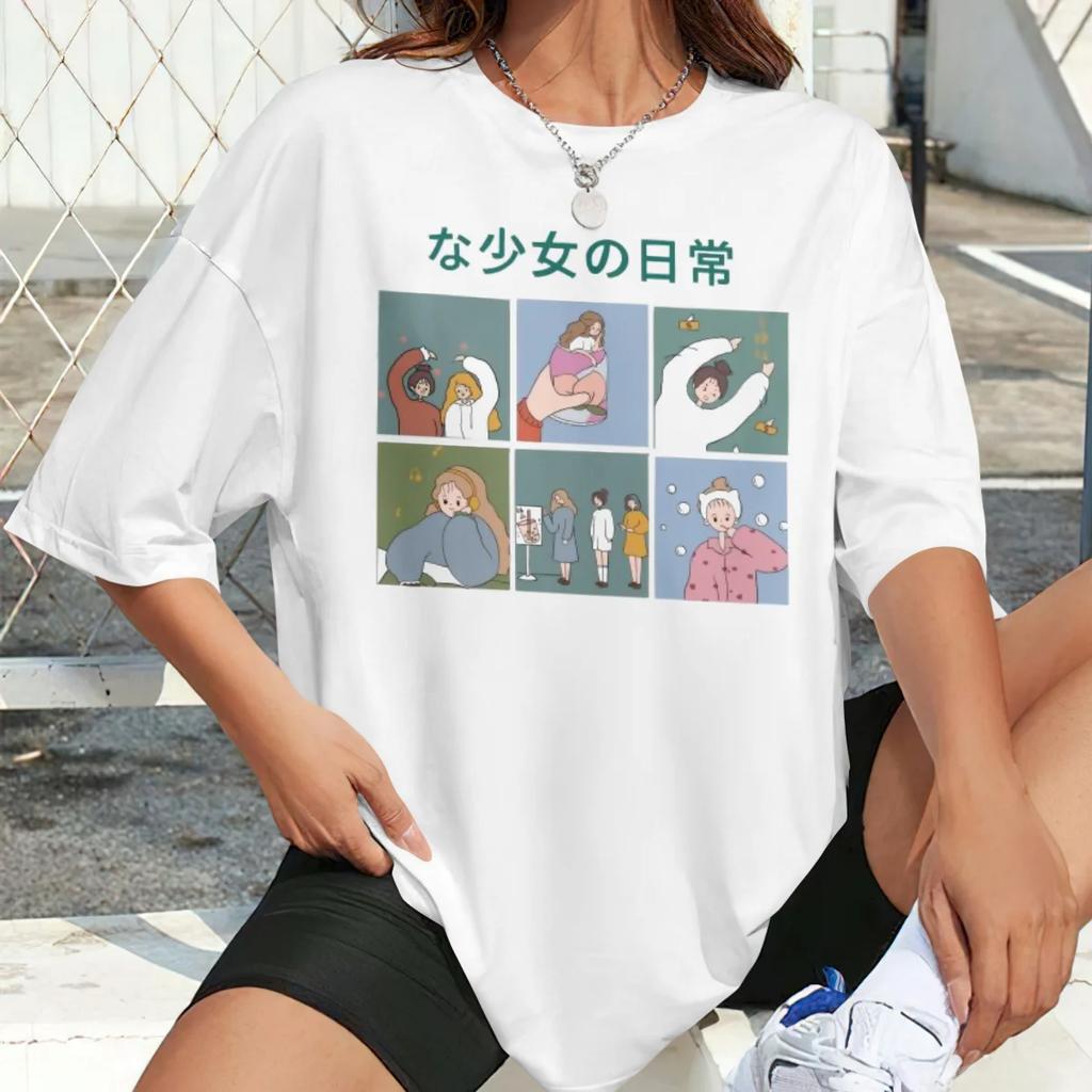 B7206Camiseta Con Estampado Normal Para Mujerropa De Calle Camisetas Divertidas De Unisexga Corta Para Mujer Ropa