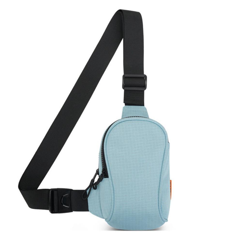 Solid Color Mobile Sports Chest Bag Storage Sports Shoulder Crossbody Bag Mobile Shoulder Bag  Boys