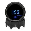 Car Digital Gauge 52mm Turbo Boost PSI BAR Oil Pressure Oil Water Temp Gauge Voltmeter Tachometer RPM Meter With Warning Light