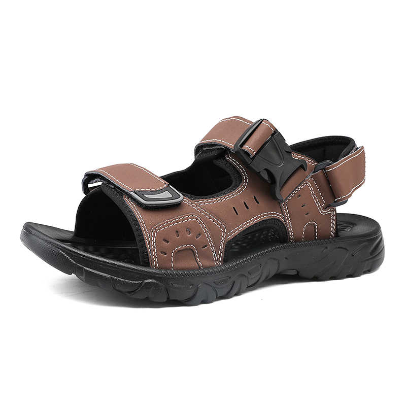 Fashion Round Toe Parkside Sandal For Men Luxury Sneakers Men Genuine Shoes Summer Man Slippers Sport New Style Boty Exerciser