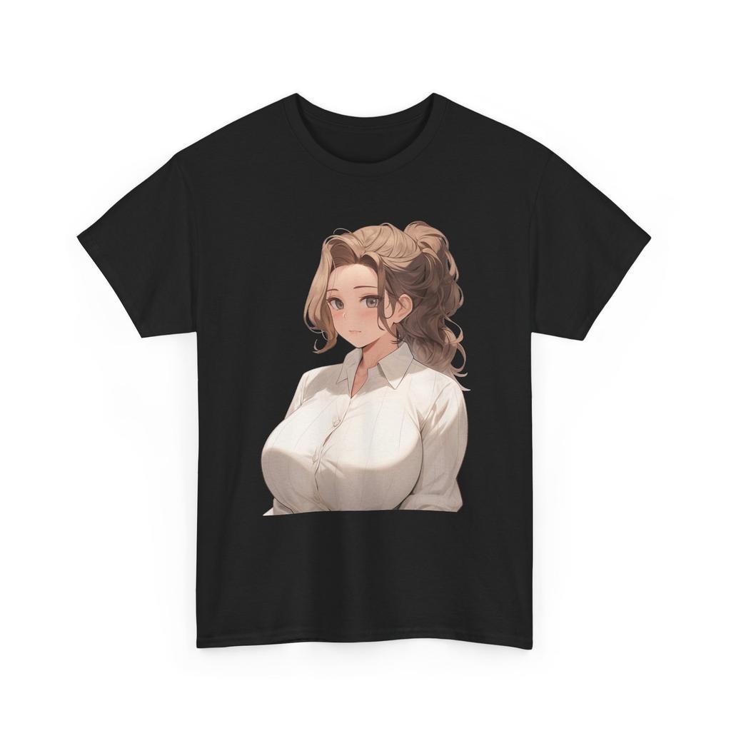Beautiful Anime Girl Waifu Shirt Cute Manga Japanese Aesthetic Boob Graphic Tee