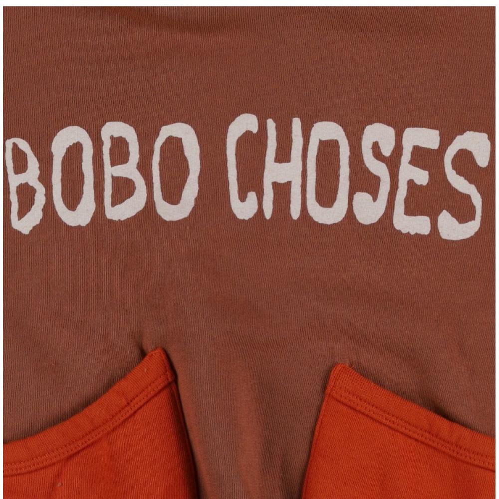 Boboshoz B224ac060 211 Logo Color Block Kids Hoodie