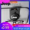 For Jeep Car Sun Visor Glasses Clip Auto Sunglasses Card Clip Accessories For Jeep Renegade Wrangler Gladiator Liberty Rubico