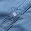 Foreign Trade Short Sleeve Japanese Tencel Denim Shirt